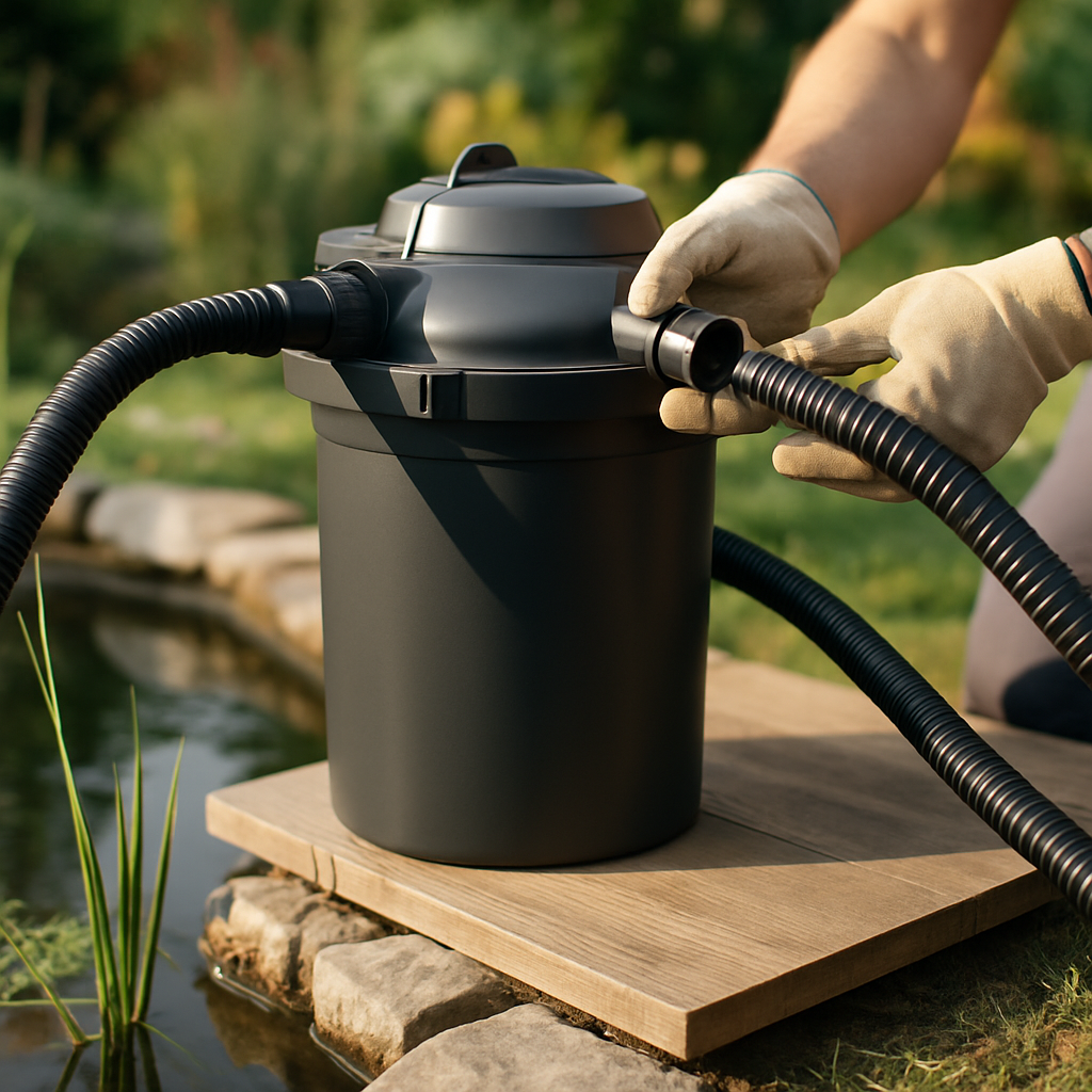 Kompakte Filterlösungen für kleinere und mittlere Teiche